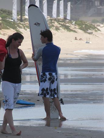 Sailing in Israel Surfboard